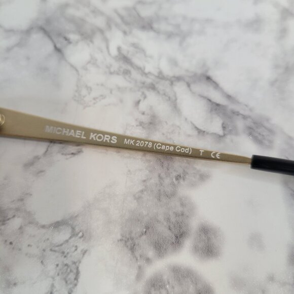 Michael Kors MK2078 (Cape Cod) Women's Sunglasses Black Gold Frame 54-20-140 - Picture 5 of 12